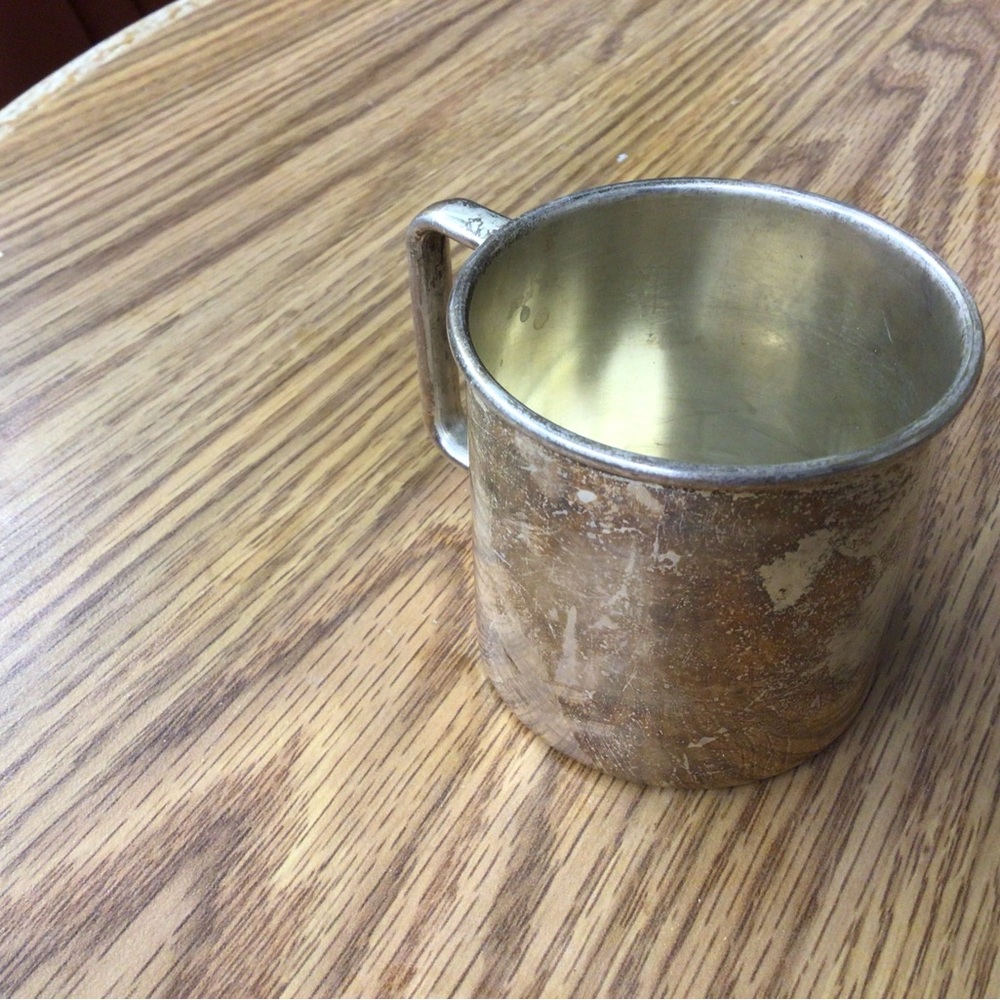 Silver Metal Mug